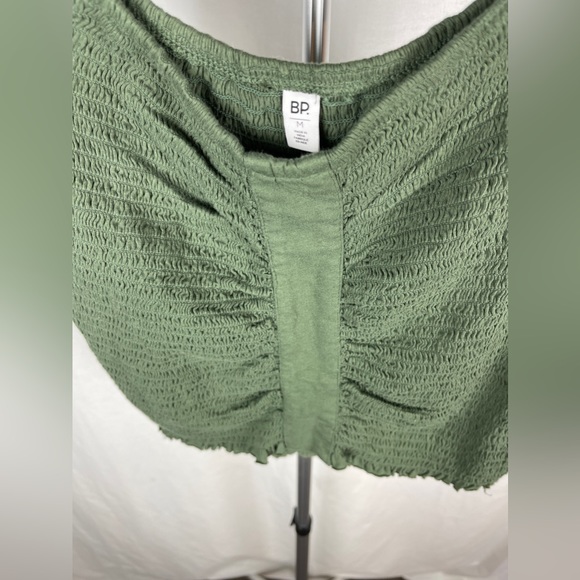 Bp. Green Smocked Off-the-Shoulder Top Size Medium (8-10) NWT - Picture 7 of 11
